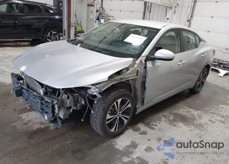 2021 Nissan Sentra Sv Xtronic Cvt z USA, uszkodzony, nr VIN 3N1AB8CV6MY286181